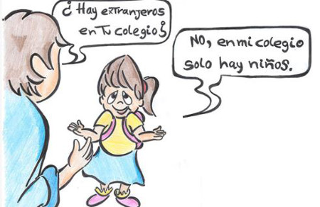 En mi cole no hay extranjeros, solo niños