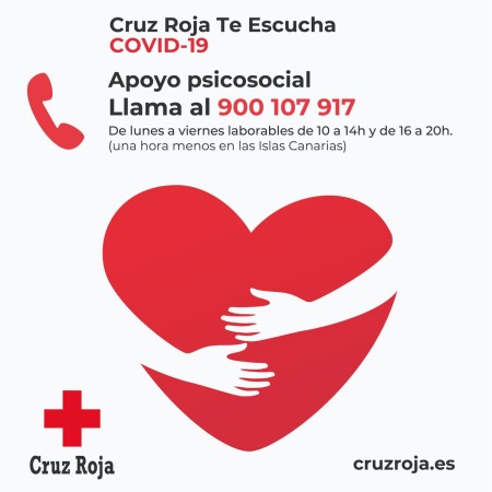 Logotipo de Cruz Roja te escucha